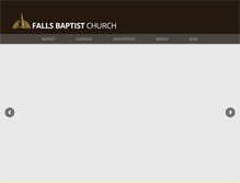 Tablet Screenshot of fallsbaptist.org